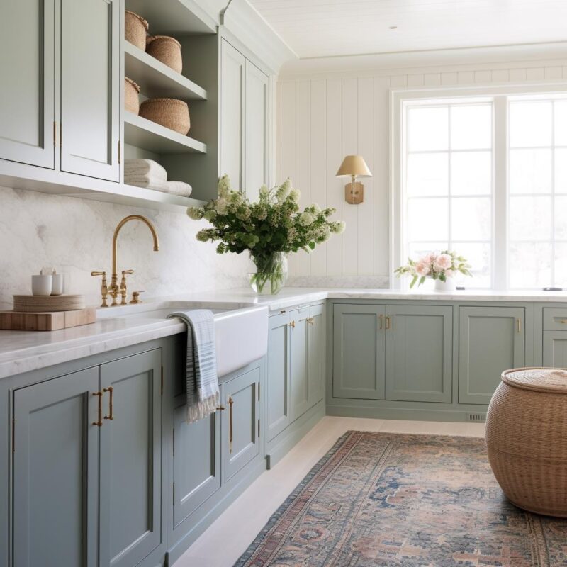 Designing a Luxury Modern Farmhouse Laundry Room - Wind The Key