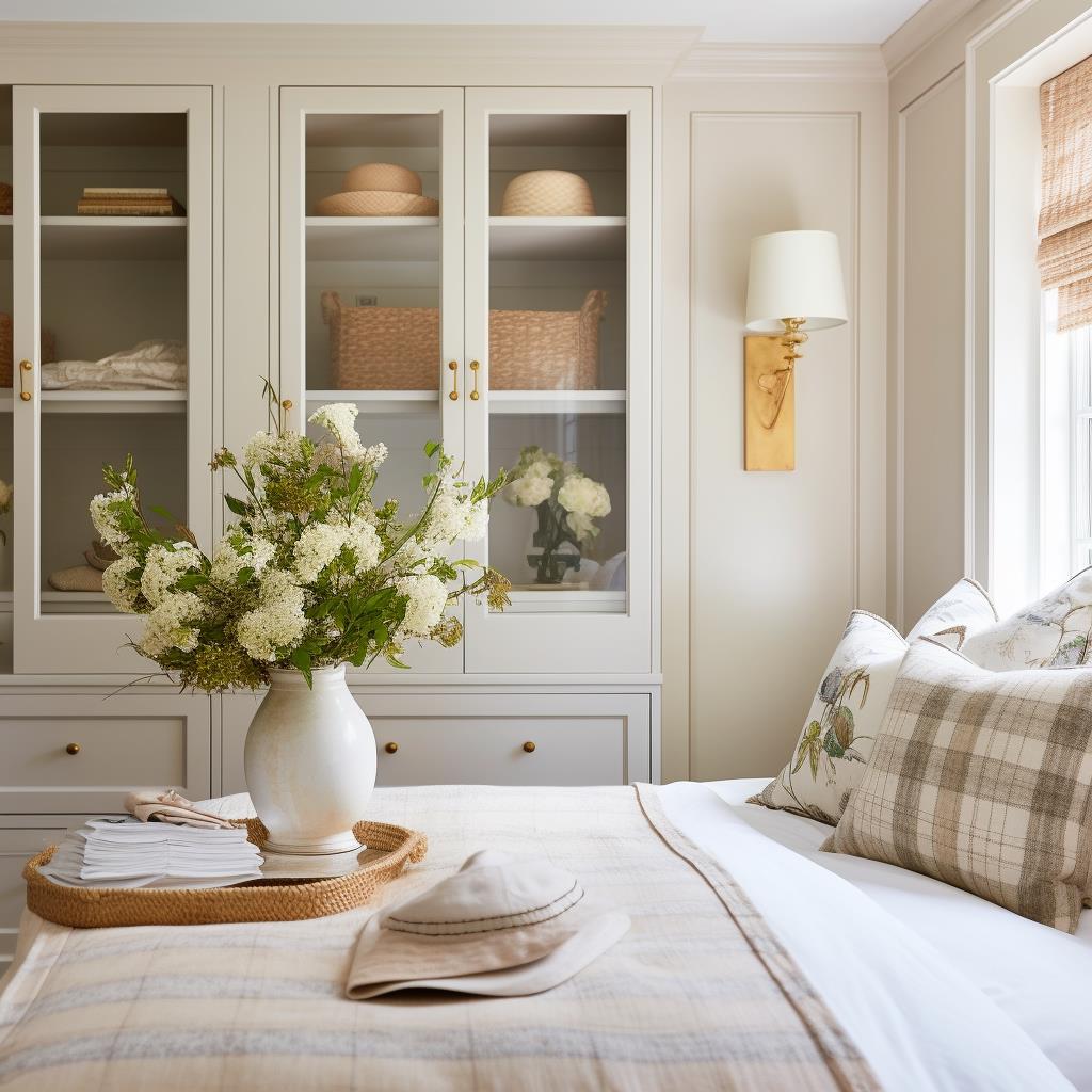 A small English cottage bedroom.